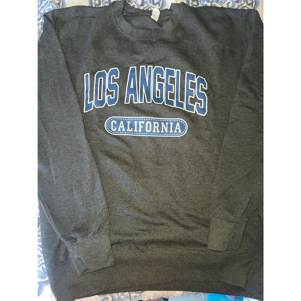 Los Angeles California Sweatshirt‎ Pullover Crew Neck Graphic XL